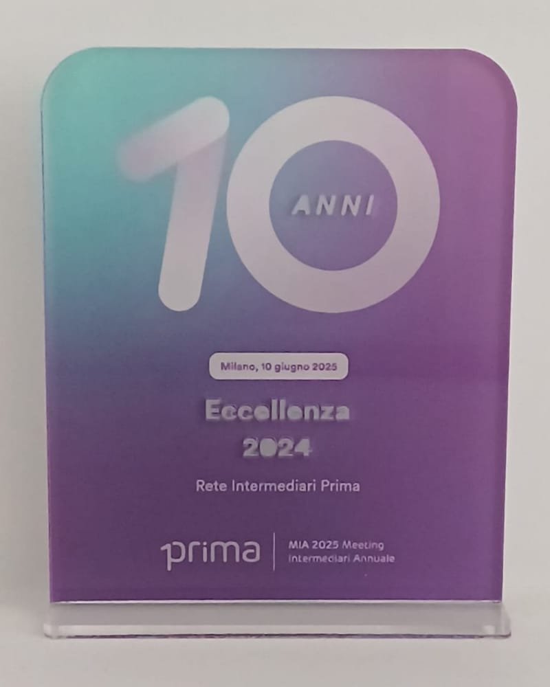 Premio Eccellenza 2024 Prima Assicurazioni consegnato a Comunale Assicurazioni Bari