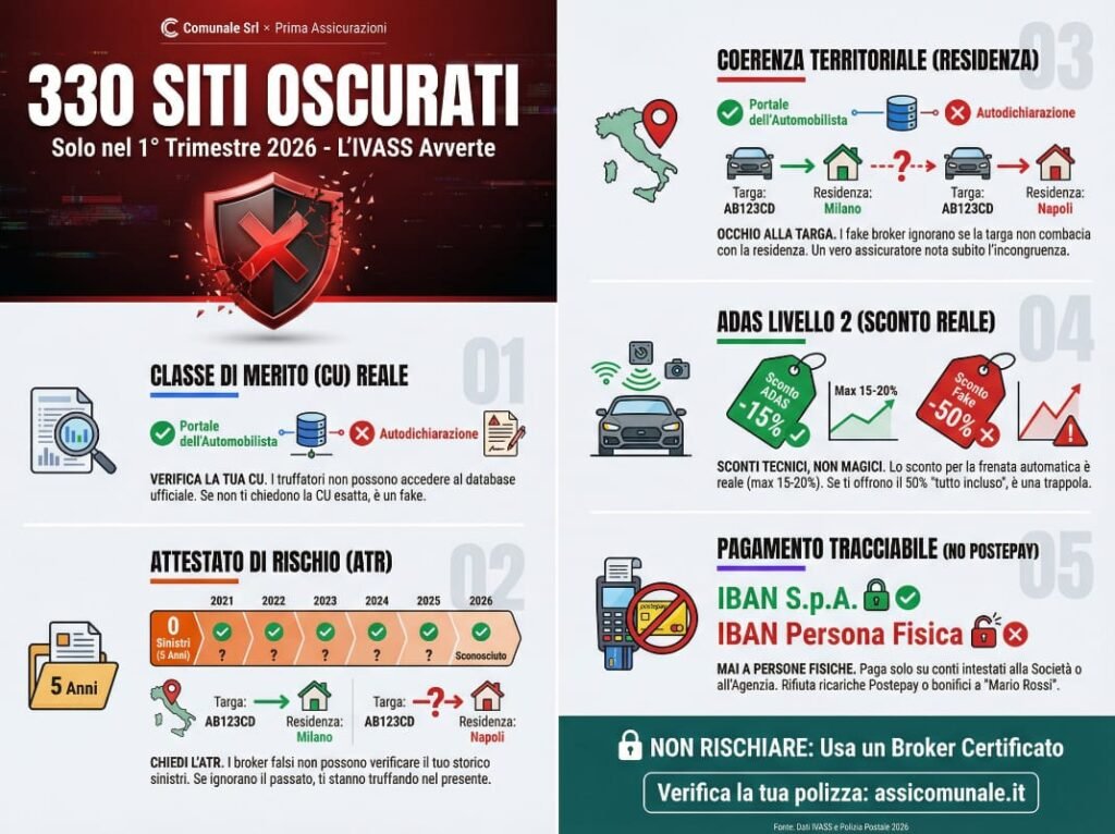 Allarme Truffe 2026 330 siti oscurati (Ecco la Blacklist)