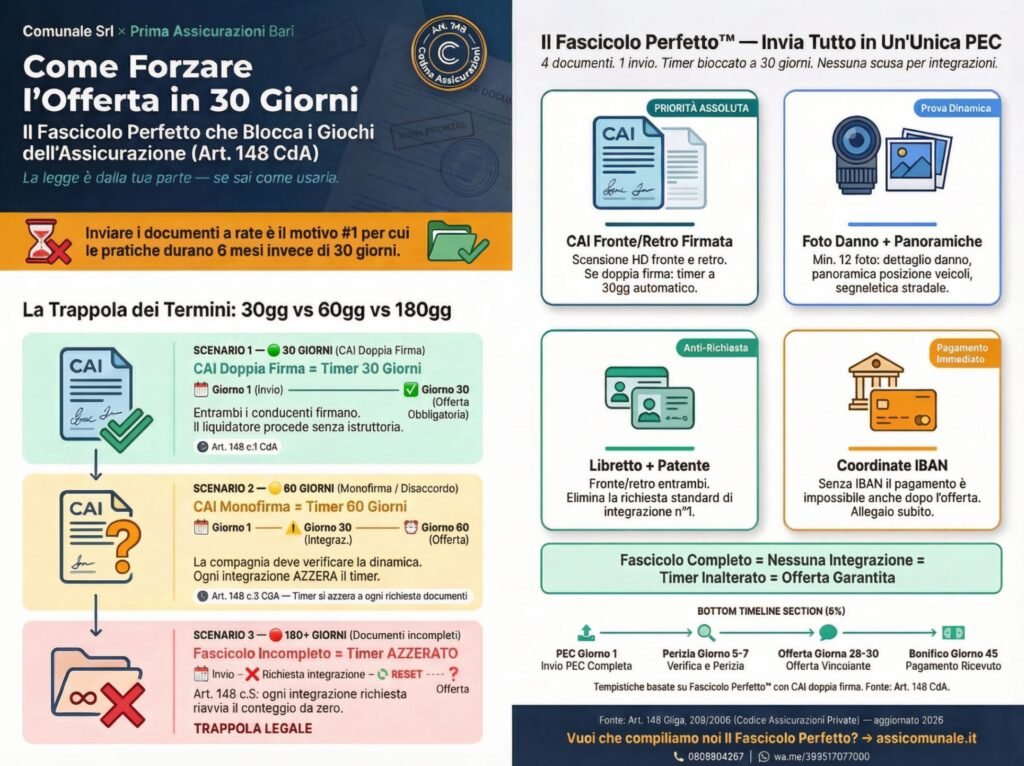 Come forzare l'offerta entro 30 giorni