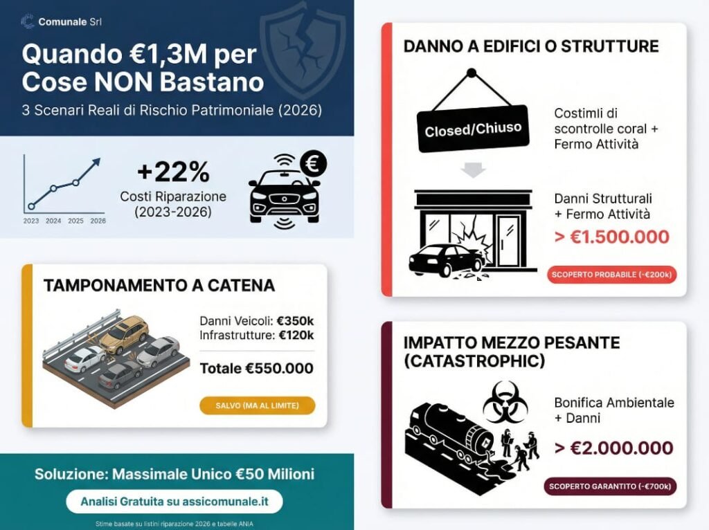 Quando €1,3M per Cose NON Bastano 3 Scenari Reali