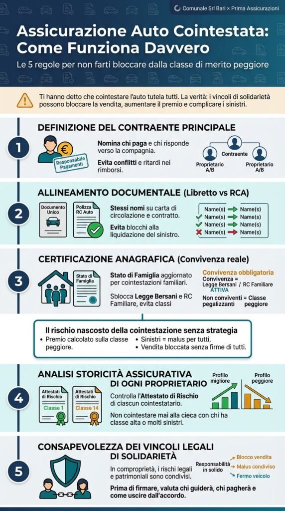 Assicurazione Auto Cointestata Come Funziona e Regole Generali