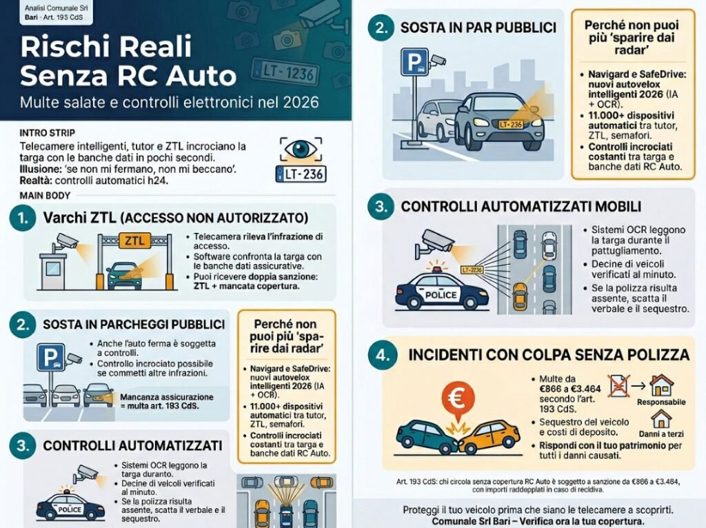 Rischi Reali Multe Salate e il Controllo della Scatola Nera